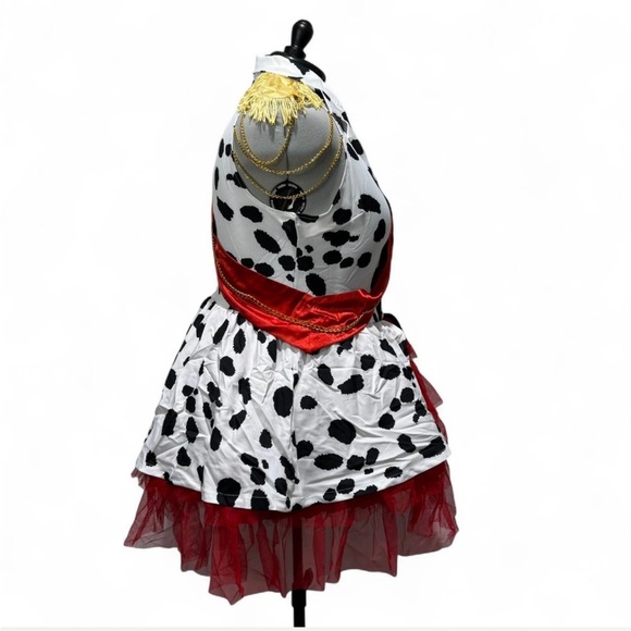 Dolls Kill Call Me Cruel Costume, Disney’s Cruella de Vil Plus Size Cosplay 3X - Picture 4 of 10